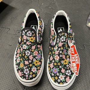 Girls floral vans